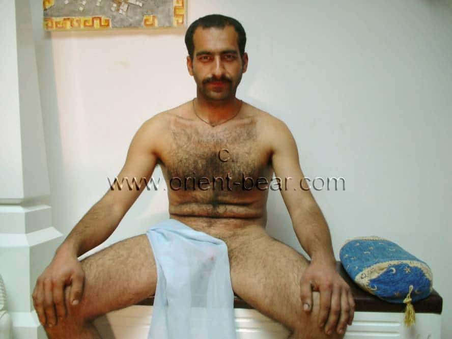 Naked hairy Iranian Man